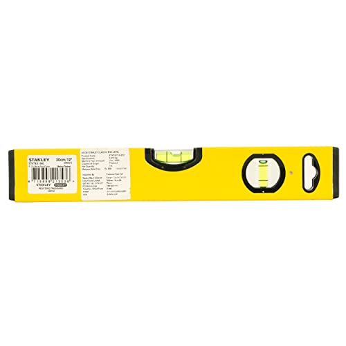 Image of STANLEY STHT43118-812 Classic Box Level with Block Magnified Center Vial (30cm)