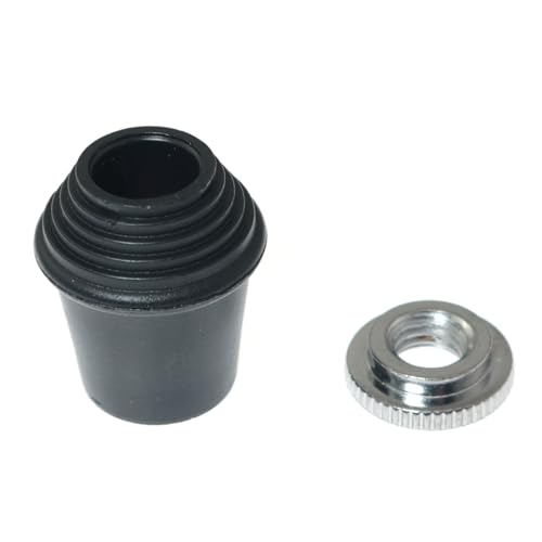 RLECS - 2 juegos de patas para bombo con tacos antideslizantes de goma y tuercas de fijación, diámetro 1,3 x 1,14 pulgadas, accesorios profesionales para instrumentos musicales miniatura 2