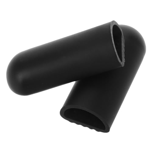 KOCKSHION 2個入り 防滑シリコン製電動スクータースタンド保護カバー 脚?保護套 ブラック 軽量 損耗防止 安定駐車用 ユニバーサル対応