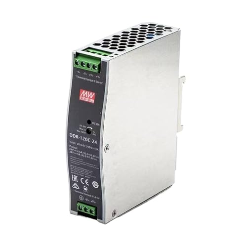 Convertisseur CC-CC DDR-120C-24 authentique format compact rail DIN 5A