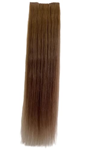 LxF SINCE 1957 Extension SuperSlim, fascia 100% capelli veri indiani Remy di altissima qualità. Larghezza 12 cm - Lunghezza capello 24 inch - Peso 20 gr, (#6 Biondo scuro) LxF SINCE 1957 Extension SuperSlim, fascia 100% capelli veri indiani Remy di altissima qualità. Larghezza 12 cm - Lunghezza capello 24 inch - Peso 20 gr, (#6 Biondo scuro)