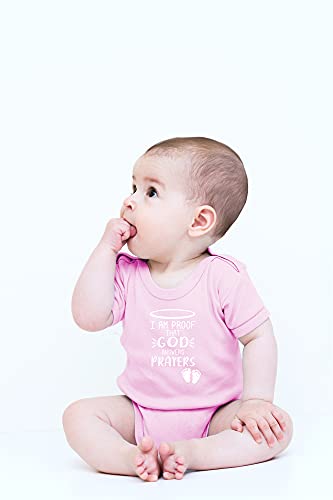CBTwear I Am Proof That God Answers Prayers - Baby Clothes - Funny Newborn Bodysuit Outfits for Boys and Girls2