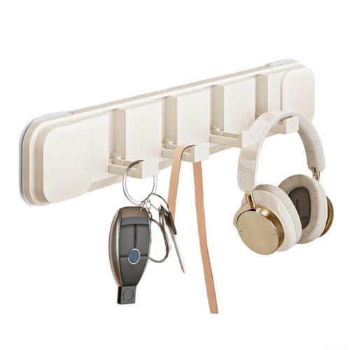 Perchero plegable con ventosa con ganchos