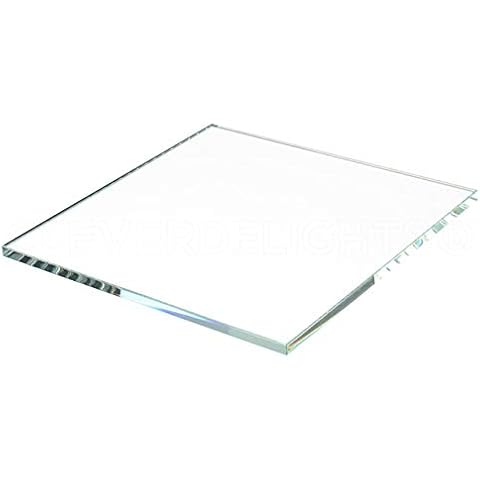 CleverDelights 4" Square Glass Tile Cover