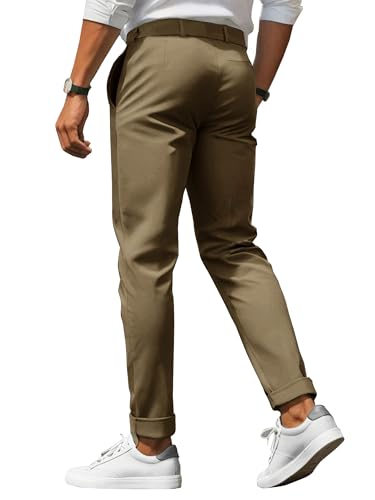 Image of Noble Monk Mens Mid Rise Formal Pants | Stylish Regular Fit Wear Trousers for Office Or Party | Solid Formal Trouser
