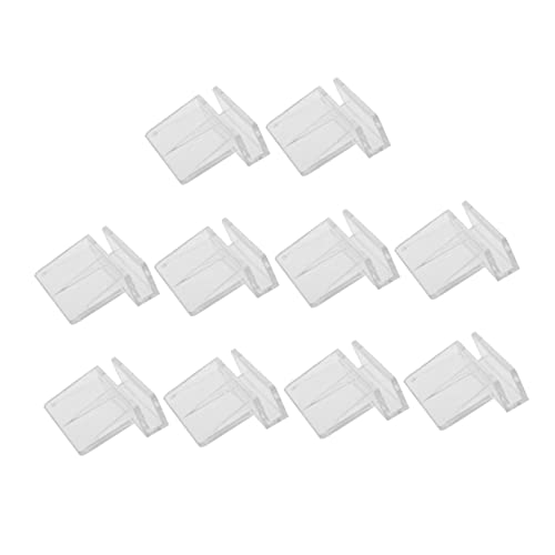 Milisten 10個 水槽ブラケット 水槽ポンプ バブラー 金魚 プラットホーム 魚の餌箱 上 砂 フィーダ 水槽の装飾 ベタタンク ヒータ 保有者 チューブ 戦車 航空会社 縁なし ラック 蓋