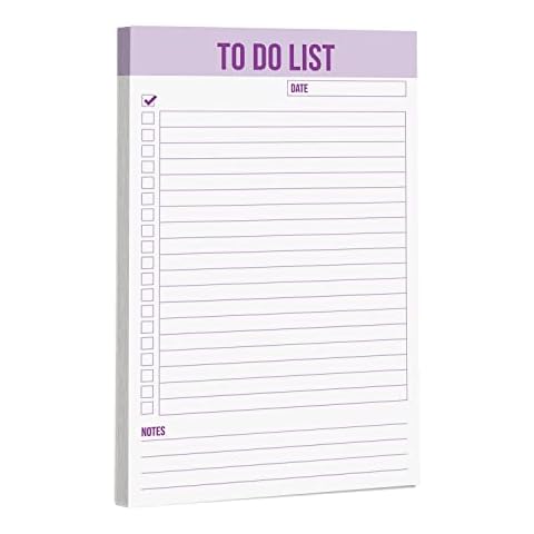 Jot & Mark To Do List Notepad (Purple) Cover