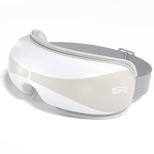 Cmprst Eye Massager with Heat, Portable Eye Mask Massager for Relaxation, Stress Relief, and Tension Reduction, Ideal for Dry Eyes, Headaches, and Fatigue Relief, Gift Idea for Man & Women