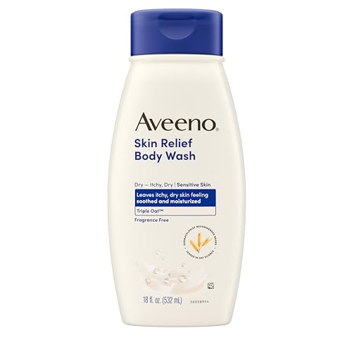 Aveeno Skin Relief Body Wash with Triple Oat Complex, Fragrance-Free, Gentle Daily Body Wash for...