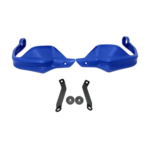 Protège-mains moto bleu aspect carbone pour Honda NC750X CB500X NC700X