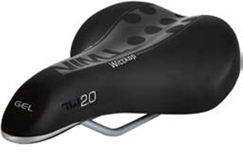 Wittkop990061202K Trekking Twin 2.0 Women's Saddle High Padding for Pressure Relief Black