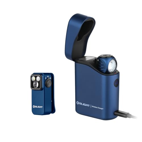 OLIGHT Perun 3 Mini Premium Headlamp 1250 Lumens Bundle with Oclip Pro EDC Flashlight Clip-on Light, Rechargeable 500 Lumens with Three Lighting Solutions