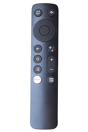 Image of Compatible with One Plus Y Series HD Ready LED Smart Android TV [32 INC [32Y1] 43 INC [43Y1] | 1+ Android TV Remote with Netflix YouTube Prime Video HotKeys (One Plus V-2 Non Voice)