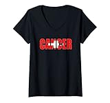 Mujer Cáncer Suiza Horóscopo Patrimonio Bandera ADN Camiseta Cuello V