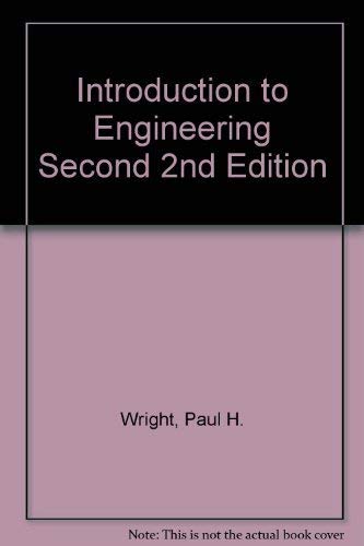 Introduction to Engineering 0471599980 Book Cover