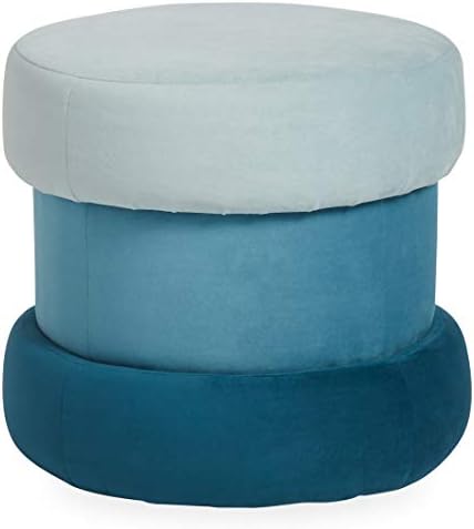 Now House by Jonathan Adler Chroma Upholstered Ottoman with Storage, Teal