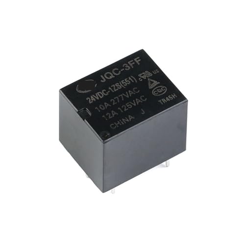 Relé 12V 24V 5V 10A interruptor electromecánico miniatura HF3FF de 5 pines pack 5 3