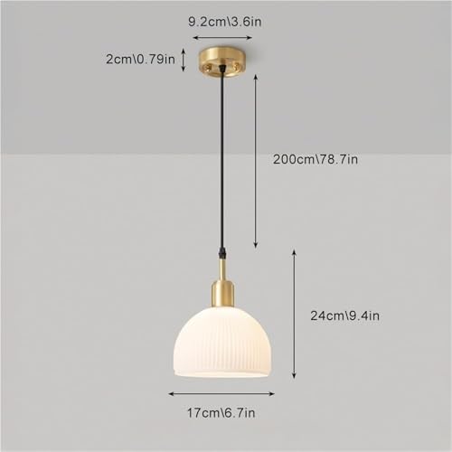 Suspension verre E26 pour remplacer un éclairage de salon sombre - 2