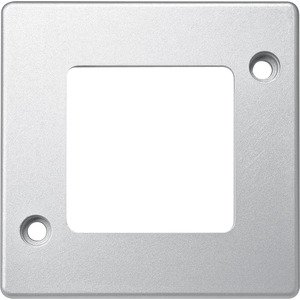 Cadre de finition Merten 480160 PANZER argent mat 1 poste simple