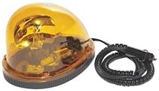 Rotating Beacon, Amber, Magnetic, Halogen