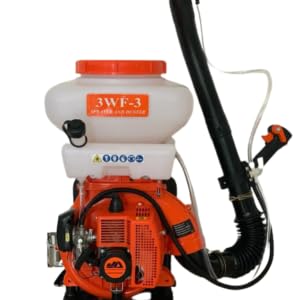 JA ATOMIZADOR DE Gasolina con Mando Central 3WF-3. Sulfatadora de Mochila, Pulverizador de Espalda, Atomizador de Gasolina, Sulfatadora de Mochila para liquido y Polvo. Soplador de Hojas.