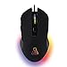 The G-Lab - Kult Helium Pro - Gaming Mouse mit Kabel - Optischer Sensor mit einstellbaren 12800 DPI, 7-Farben-LED-Beleuchtung, Leise Maus Gaming mit 6 Tasten - Gaming-Mäuse für PC/PS5/PS4/XBox
