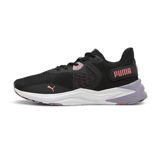 PUMA Disperse XT 3 Wn's Hypernatural, Cross Trainer Mujer, Black-Sunset Glow-Pale Plum, 39 EU