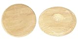 IBA Indianbeautifulart Sandelholz-Pata-Board/Chandan Pata 3.5 Zoll Zoll Wellness Sandelholz-Reiben-Stein-Chandan-Reiben-Stein (Stick Nicht Inbegriffen)