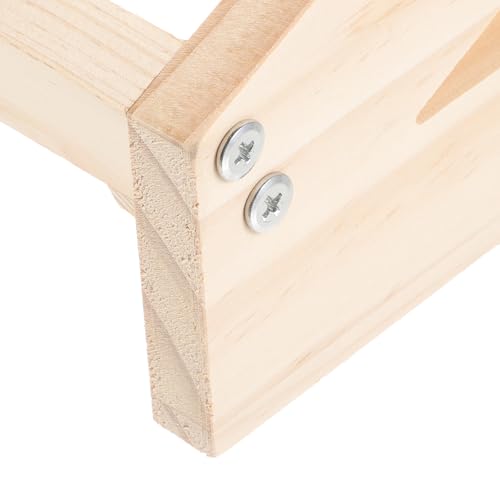 Casier à vin de table en bois beige Artibetter pour bouteilles