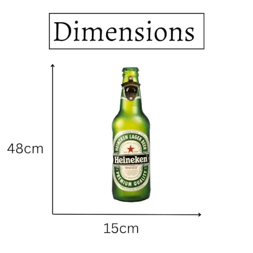 Image of Metal Bottle and Can Opener He eken Beer Bottle Opener Wall Mount