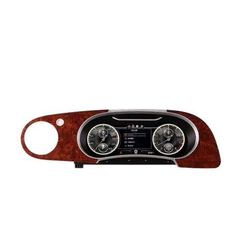 12.3'' LCD Digital Instrument Cluster Compatible with Bentley Flying Spur Continental GT 2005-2012 Speedometer Dashboard Gauge(Red)