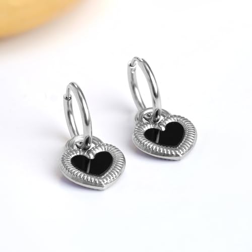 Image of Rubans Demi Fine Stainless Steel Hoop Earrings Daily Gift for Women & Girls
