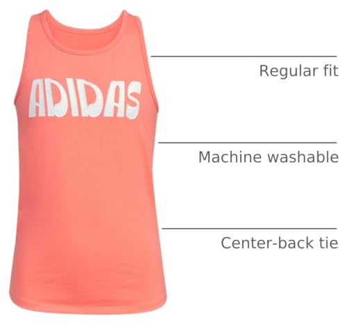 Image of adidas Kids Back Tie Tank (Toddler /Little Kids)