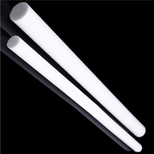 Varillas de PTFE para maquetas y reparaciones con barra redonda de plástico sólido de 100 cm