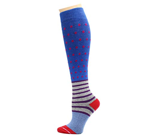 Image of Dr. Motion 3 Pairs Therapeutic Graduated Compression Women's Knee-hi Socks