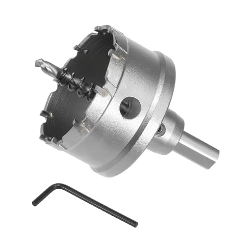 Scie cloche carbure 63mm foret de coupe tôle acier inoxydable trépan métal