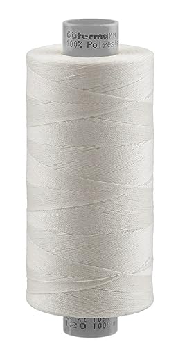 Nähmit - Gütermann PERMA -120 Nähgarn + GRATIS FARBKARTE 120er 1000m Rolle Polyester Nähmaschinengarn für Haushalts & Industrie Nähmaschine Qualitäts Nähgarn - A03-32001