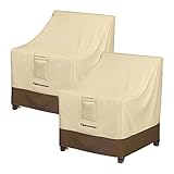 Yipincover Patio Chair Covers Waterproof 2Pack Heavy Outdoor Furniture Covers Thick Deep Seat Lounge