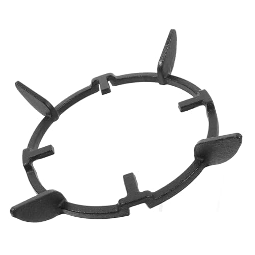 jojofuny Soporte para Wok Antideslizante de Hierro Fundido para Estufa de Gas Repuesto con Diseño Estable de Múltiples Accesorio Resistente para Cocina y Olla de Leche Fácil de Transportar