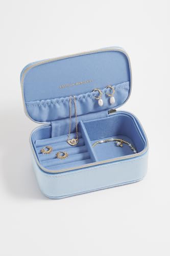 Estella Bartlett Scattered Bees Velvet Mini Blue Jewellery Box - Image 2
