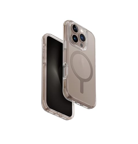 UNIQ Coque de téléphone de combat compatible avec iPhone 16 PRO (2024) 6.3", charge MAGCLICK (or taupe)