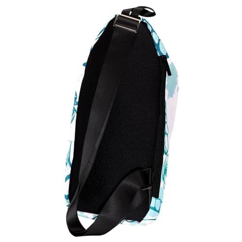 Mochila bandolera compacta multicolor para evitar dolores de espalda en rutas 2