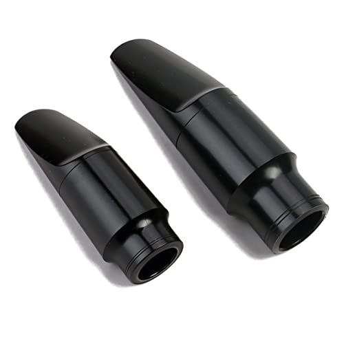 Sax 2Pcs Mouthpiece Instrument Mouthpiece Kit Baritone Saxophone Mouthpiece Musical Instruments Treble Mouthpiece Supplies Accessories Clarinet Thumb Sleeve Saxophone Black #TOP9