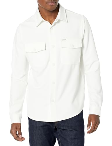Chemise Guess James pour homme en maille texturée à manches courtes