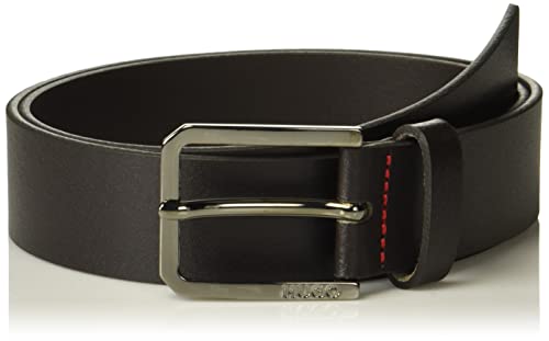 Ceinture en cuir véritable HUGO design boucle antique gravée luxe
