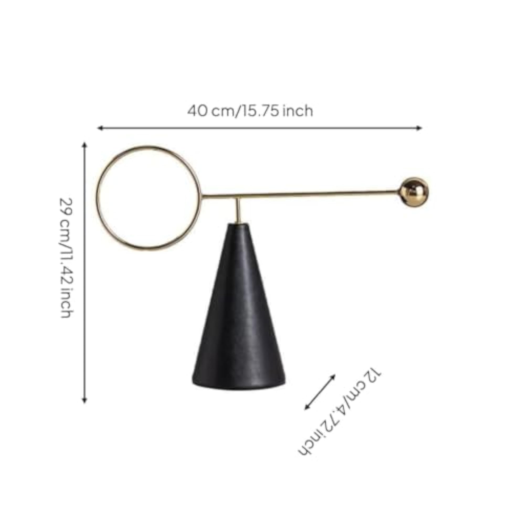 Modern Tabletop Sculpture Minimalist Geometric Ornament