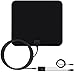 Coolmade TV Antenna 50 Miles Indoor 2017 Digital HDTV Antenna with Detachable Channels Amplifier Signals Booster Easy Installation Antenna for TV 1080P High Reception Amplified with 9.8Ft Cable