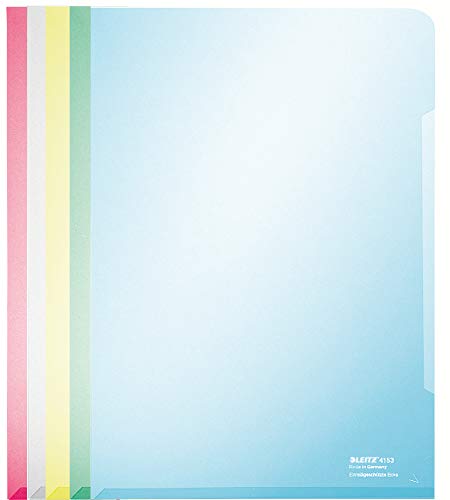 Fundas multicolores Leitz 4153 para ordenar apuntes y documentos en casa