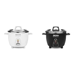Aroma Housewares Select Stainless Rice Cookers & Warmers Bundle with Uncoated Inner Pots