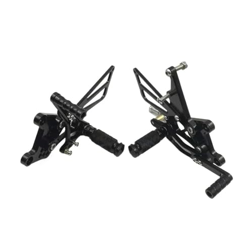 Repose-pieds moto réglables en aluminium usiné pour Speed Triple 955 et 1050